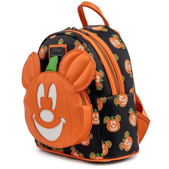 Loungefly Disney Mickey-O-Lantern Mini Backpack w/Wallet and Collector’s PIN main image 10